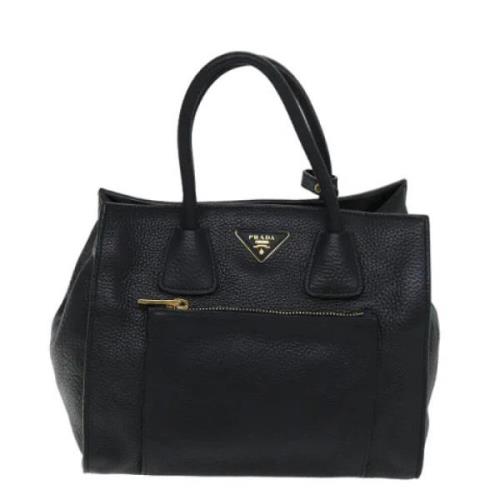 Pre-owned Leather prada-bags Prada Vintage , Black , Dames