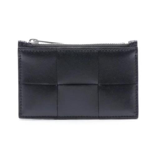 Pre-owned Leather wallets Bottega Veneta Vintage , Black , Dames