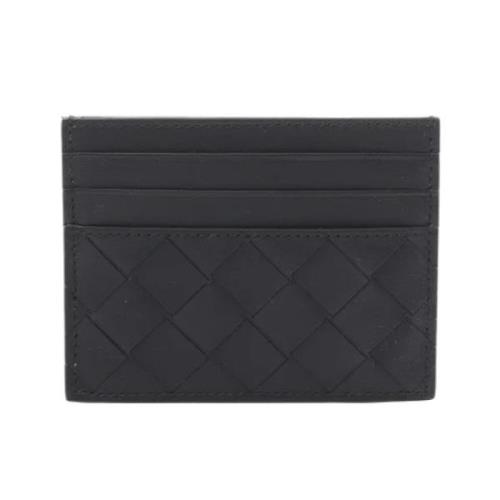 Pre-owned Leather wallets Bottega Veneta Vintage , Black , Dames