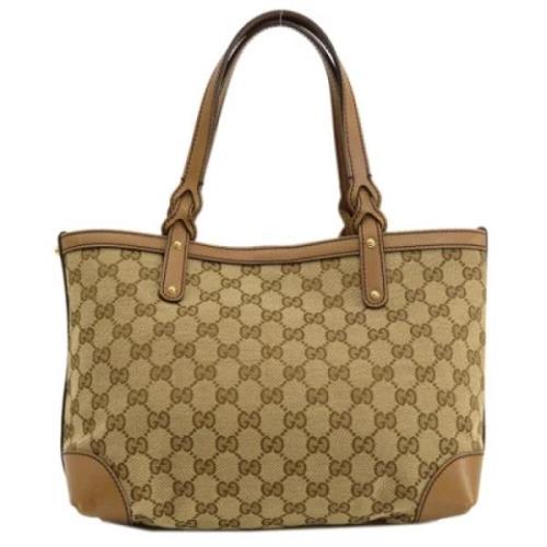 Pre-owned Canvas gucci-bags Gucci Vintage , Brown , Dames