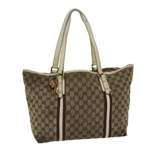 Pre-owned Canvas gucci-bags Gucci Vintage , Brown , Dames