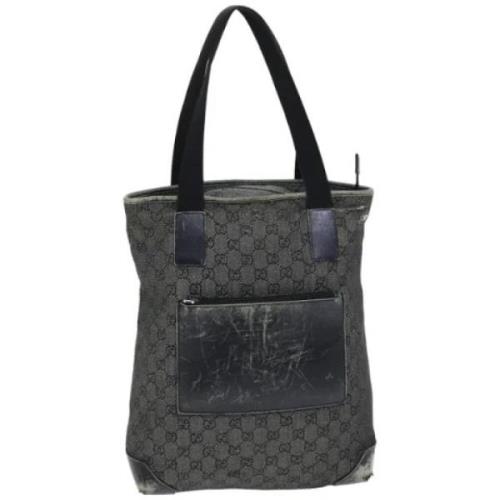 Pre-owned Canvas gucci-bags Gucci Vintage , Black , Dames