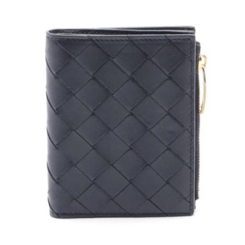 Pre-owned Leather wallets Bottega Veneta Vintage , Black , Dames