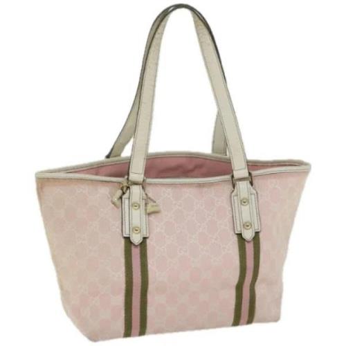 Pre-owned Canvas gucci-bags Gucci Vintage , Pink , Dames