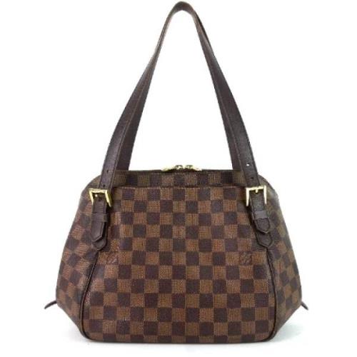 Pre-owned Canvas louis-vuitton-bags Louis Vuitton Vintage , Brown , Da...