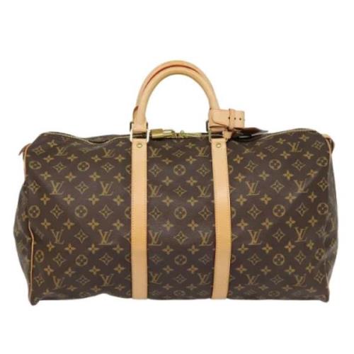 Pre-owned Canvas louis-vuitton-bags Louis Vuitton Vintage , Brown , Da...