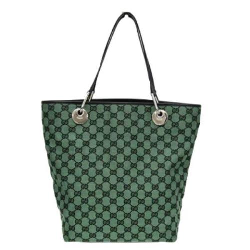 Pre-owned Leather gucci-bags Gucci Vintage , Green , Dames