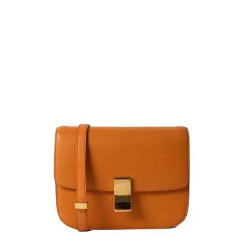 Pre-owned Leather celine-bags Celine Vintage , Orange , Dames