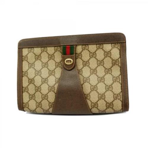 Pre-owned Fabric gucci-bags Gucci Vintage , Brown , Dames