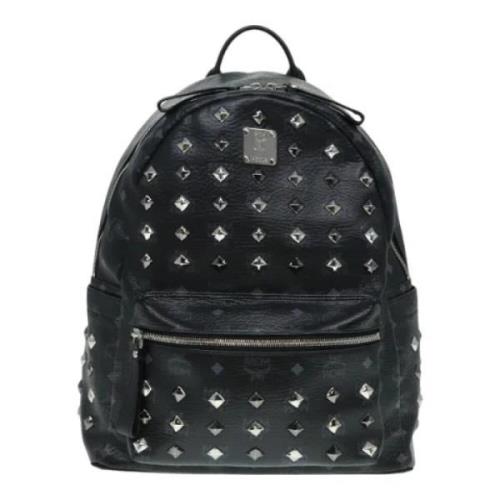 Pre-owned Leather backpacks MCM Pre-owned , Black , Dames