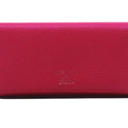 Pre-owned Leather wallets Gucci Vintage , Pink , Dames