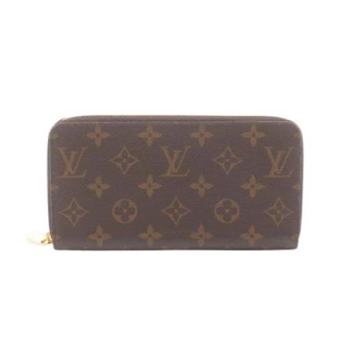 Pre-owned Leather wallets Louis Vuitton Vintage , Brown , Dames