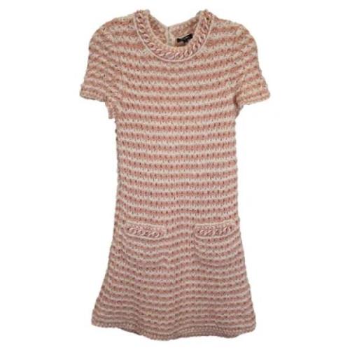 Pre-owned Cotton dresses Chanel Vintage , Pink , Dames