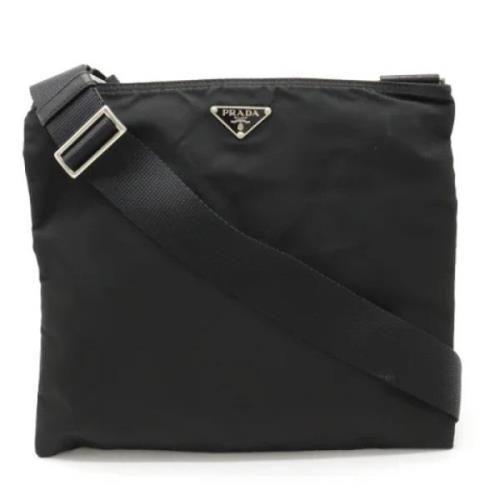 Pre-owned Canvas crossbody-bags Prada Vintage , Black , Dames