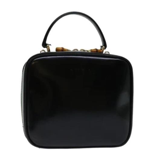 Pre-owned Leather gucci-bags Gucci Vintage , Black , Dames