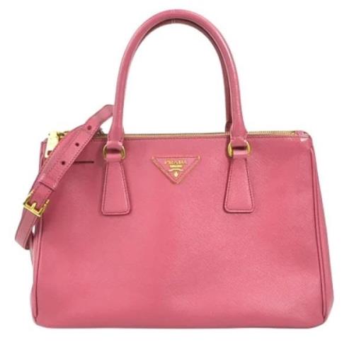 Pre-owned Leather prada-bags Prada Vintage , Pink , Dames