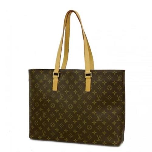 Pre-owned Fabric totes Louis Vuitton Vintage , Brown , Dames