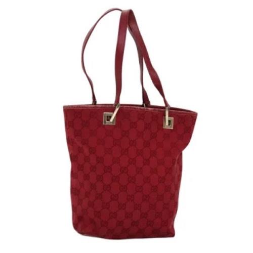 Pre-owned Canvas gucci-bags Gucci Vintage , Red , Dames