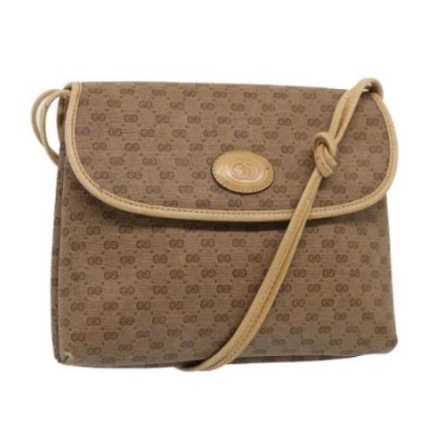 Pre-owned Leather gucci-bags Gucci Vintage , Brown , Dames