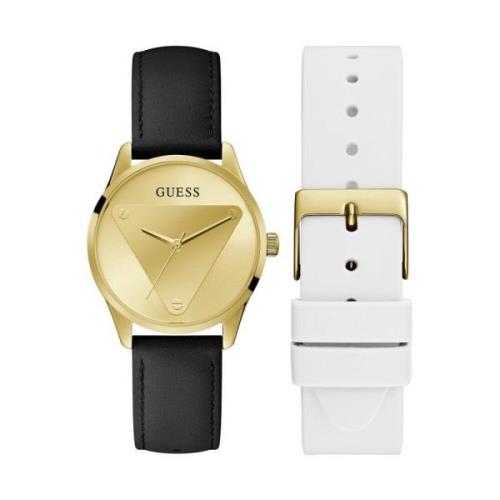 Dameshorloge Box set 36 mm zwart, goud Gw0642L1 Guess , Yellow , Dames