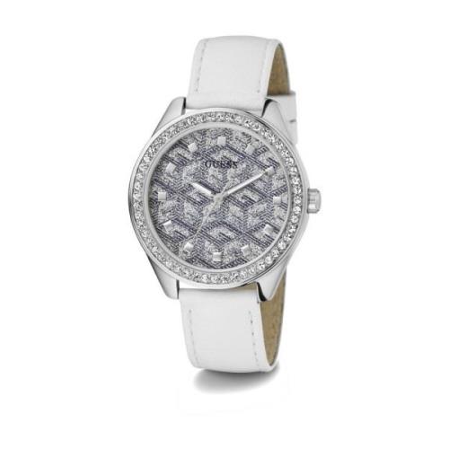 Dames Armbandhorloge G Gloss wit, zilver 36 mm Gw0608L1 Guess , Gray ,...