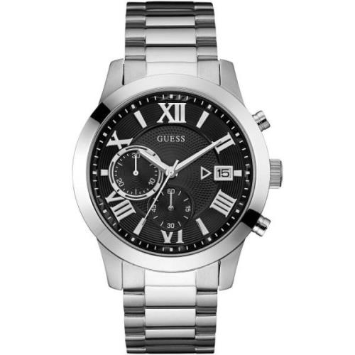 Herenhorloge Atlas zilverkleurig 45 mm Guess , Gray , Heren