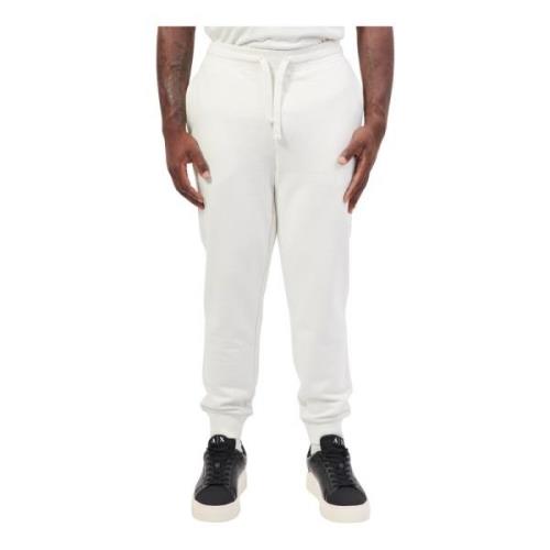 Witte elastische bodemsweatpants Hugo Boss , White , Heren