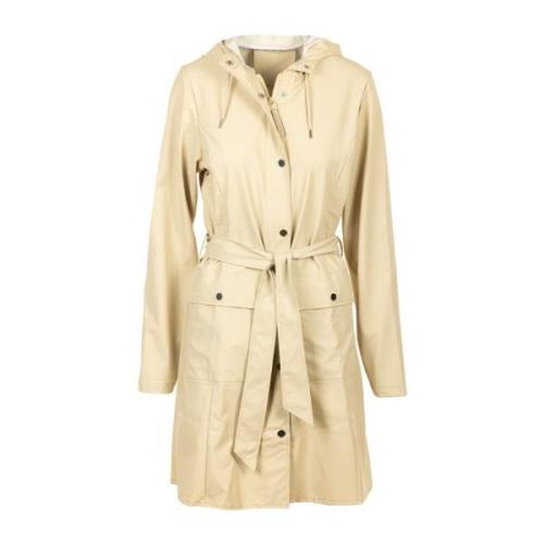 Curve Waterdichte Jas Rains , Beige , Dames