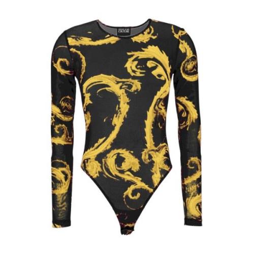 Top Versace Jeans Couture , Black , Dames