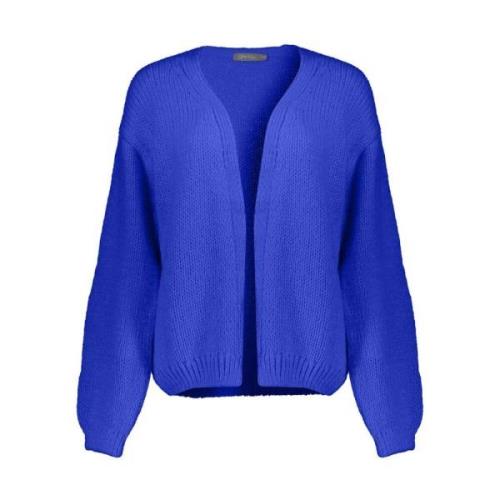 Basis Cardigan Vest Geisha , Blue , Dames