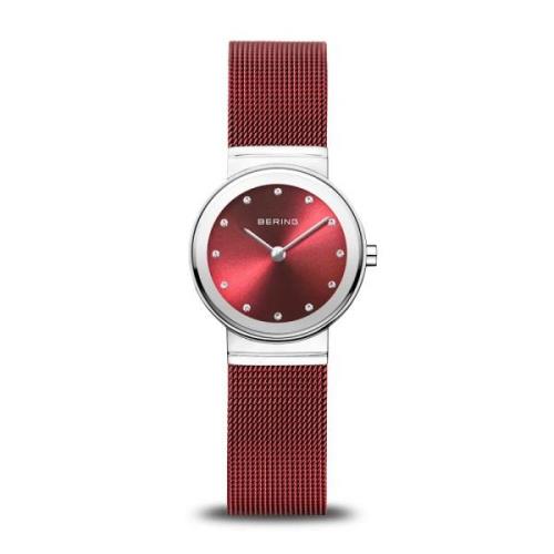 Dameshorloge Classic rood 10126-303 Bering , Red , Dames