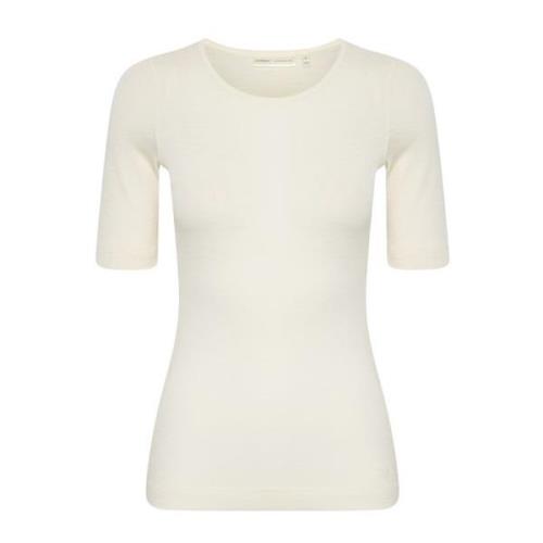 Whisper White T-Shirt Top InWear , White , Dames