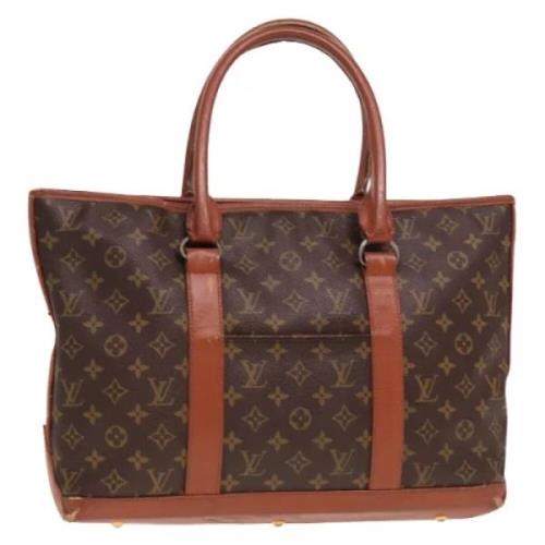 Pre-owned Canvas louis-vuitton-bags Louis Vuitton Vintage , Brown , Da...