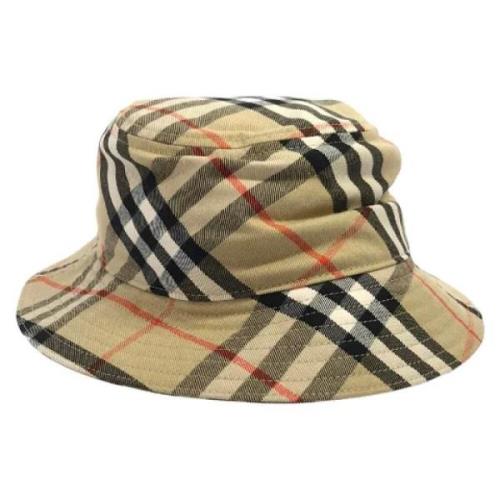 Pre-owned Cotton hats Burberry Vintage , Beige , Dames