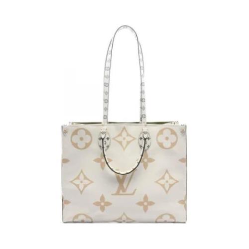 Pre-owned Canvas louis-vuitton-bags Louis Vuitton Vintage , Beige , Da...