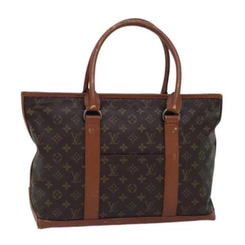 Pre-owned Canvas louis-vuitton-bags Louis Vuitton Vintage , Brown , Da...