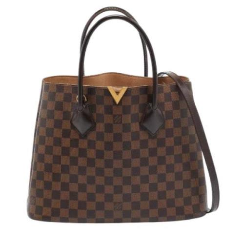 Pre-owned Leather totes Louis Vuitton Vintage , Brown , Dames