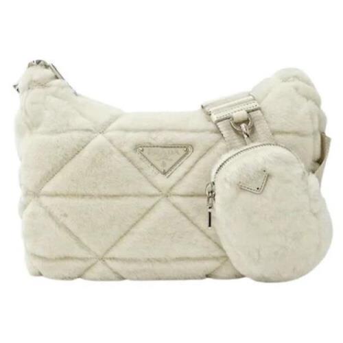 Pre-owned Fabric prada-bags Prada Vintage , White , Dames