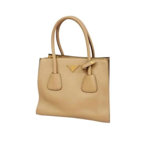 Pre-owned Leather prada-bags Prada Vintage , Beige , Dames