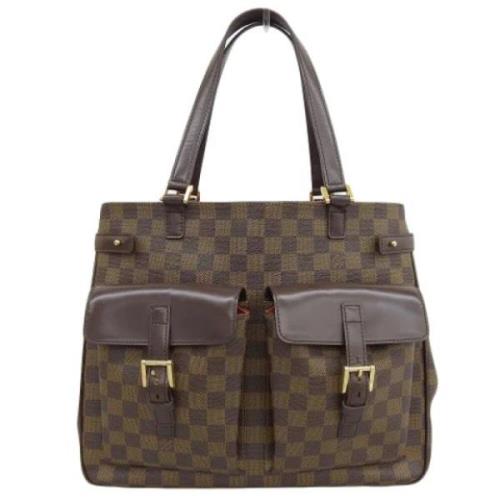 Pre-owned Canvas handbags Louis Vuitton Vintage , Brown , Dames