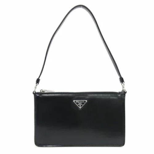 Pre-owned Leather prada-bags Prada Vintage , Black , Dames