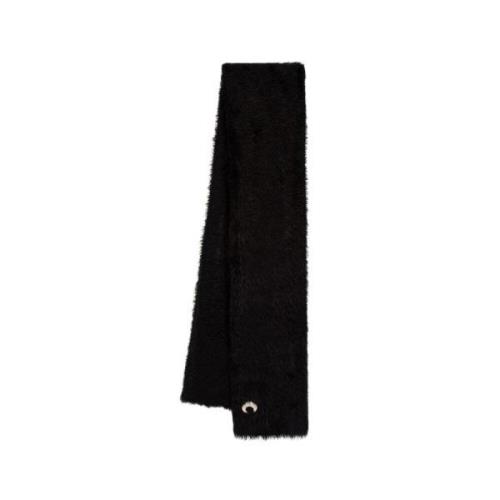 Zwarte Puffy Sjaal - Synthetisch Materiaal Marine Serre , Black , Unis...