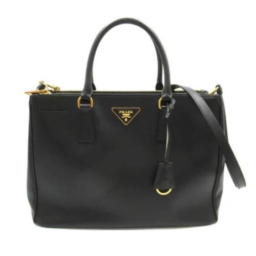 Pre-owned Leather prada-bags Prada Vintage , Black , Dames