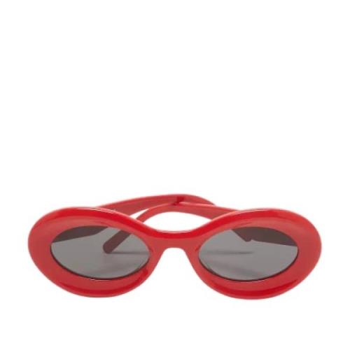 Pre-owned Acetate sunglasses Loewe Pre-owned , Red , Dames