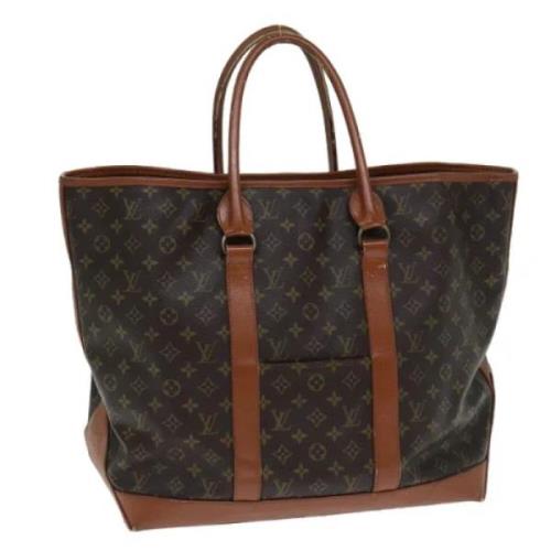 Pre-owned Canvas louis-vuitton-bags Louis Vuitton Vintage , Brown , Da...