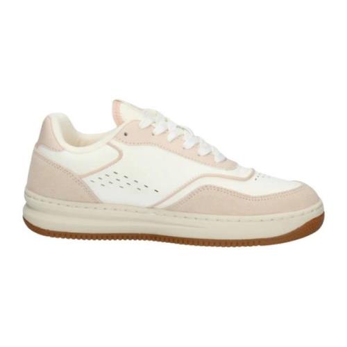 MultiColour Sneakers met Zijlogo Emporio Armani , Beige , Dames