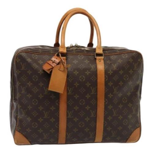 Pre-owned Canvas handbags Louis Vuitton Vintage , Brown , Dames