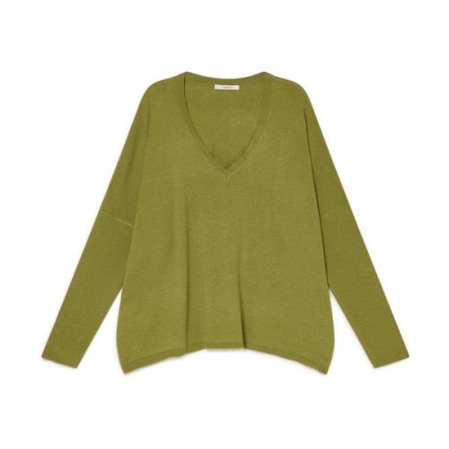 Zachte Touch Trui Maliparmi , Green , Dames