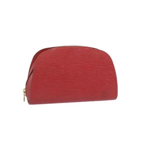 Pre-owned Leather louis-vuitton-bags Louis Vuitton Vintage , Red , Dam...