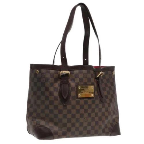 Pre-owned Canvas totes Louis Vuitton Vintage , Brown , Dames